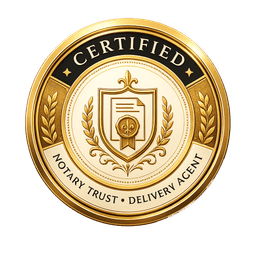 Certified Notary Trust Delivery Agent credential badge